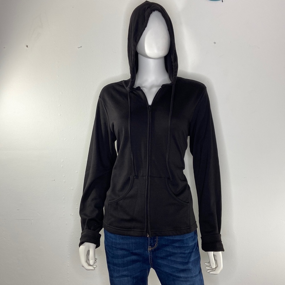 ๐คโจ Vintage Fashion Bug Black Hooded Jacket โจ๐ค - Picture 3 of 13